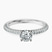 Pre-Designed 18kt White Gold Grace Micro pavé Eternity Lab Diamond Ring