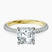 Pre-Designed 14kt Yellow Gold Grace Micro pavé Eternity Lab Diamond Ring