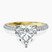 Pre-Designed 14kt Yellow Gold Grace Micro pavé Eternity Lab Diamond Ring