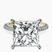 Pre-Designed 10kt Yellow Gold Grace Micro pavé Eternity Lab Diamond Ring