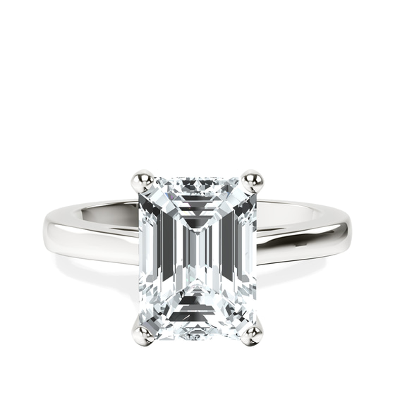 Teagan Solitaire 2mm Lab Diamond Ring front view