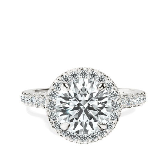 Klarissa Halo Lab Diamond Eternity Ring