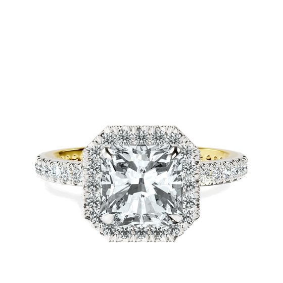 Klarissa Halo Lab Diamond Eternity Ring