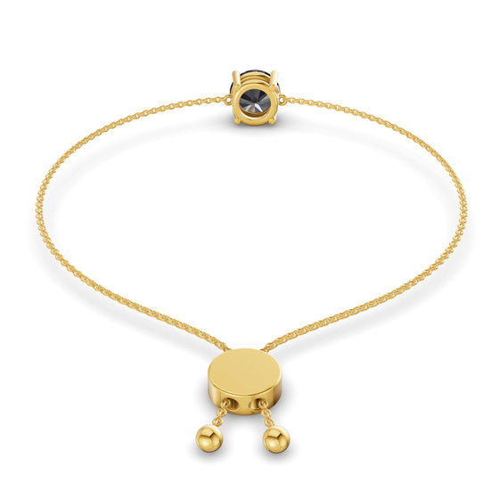 Paula Black Round Fashion Bracelet left view