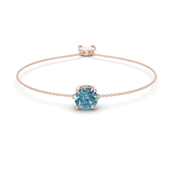 Paula Ice Blue Round Fashion Bracelet front view