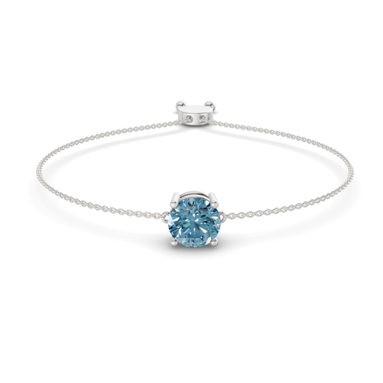 Paula Ice Blue Round Fashion Bracelet front view