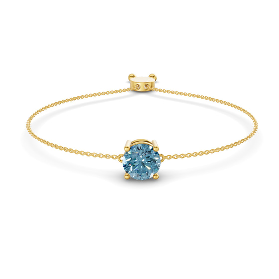 Paula Ice Blue Round Fashion Bracelet front view