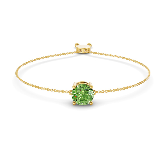 Paula Ocean Green Round Fashion Bracelet front view