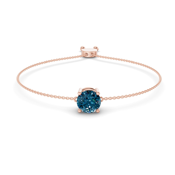 Paula Royal Blue Round Fashion Bracelet front view