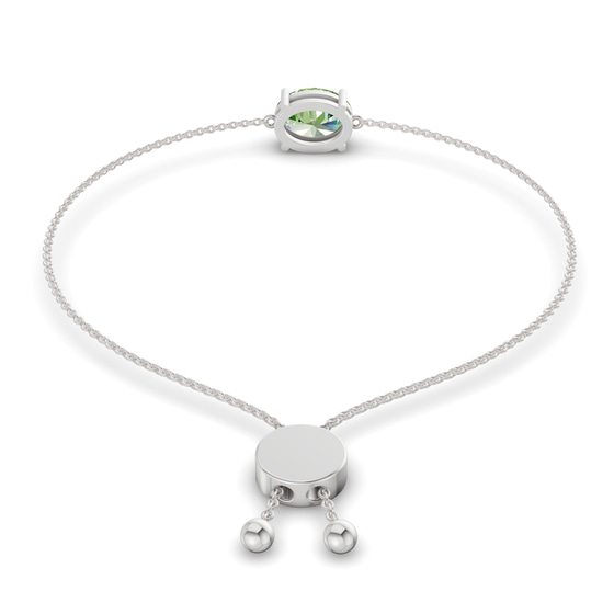 Alison Ocean Green Oval Fashion Bracelet left view