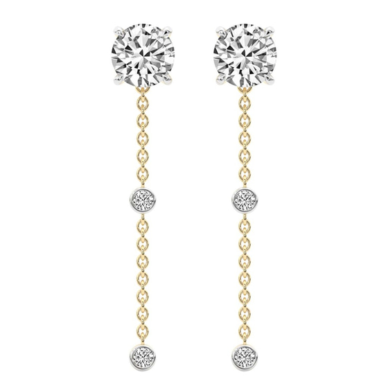 Mirielle Station Lab Diamond Earrings