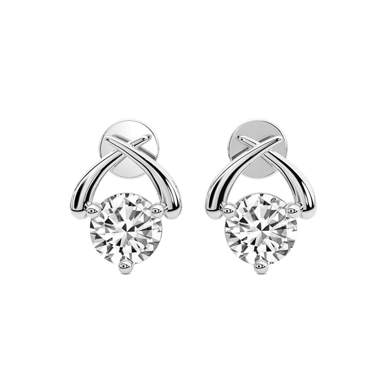 Stellar Lab Diamond Stud Earrings