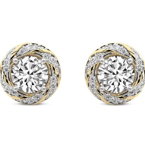 Luxe Lab Diamond Stud Earrings