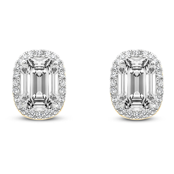 Solice Lab Diamond Stud Earrings