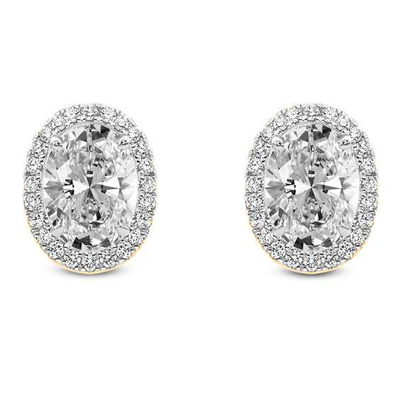 Solice Lab Diamond Stud Earrings