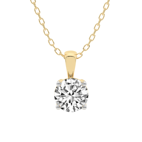 Martina Solitaire Lab Grown Diamond Pendant