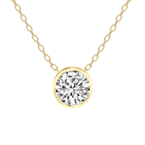 Globe Slider Lab Grown Diamond Pendant