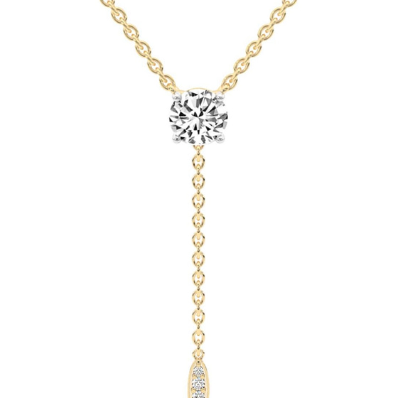 Vanna Lariat Lab Grown Diamond Pendant