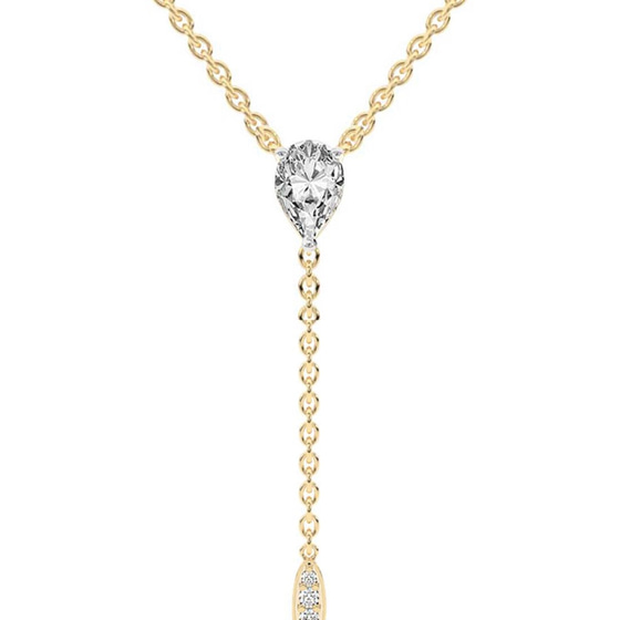 Vanna Lariat Lab Grown Diamond Pendant