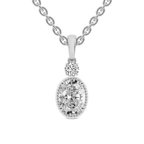 Joan Fashion Lab Grown Diamond Pendant front view