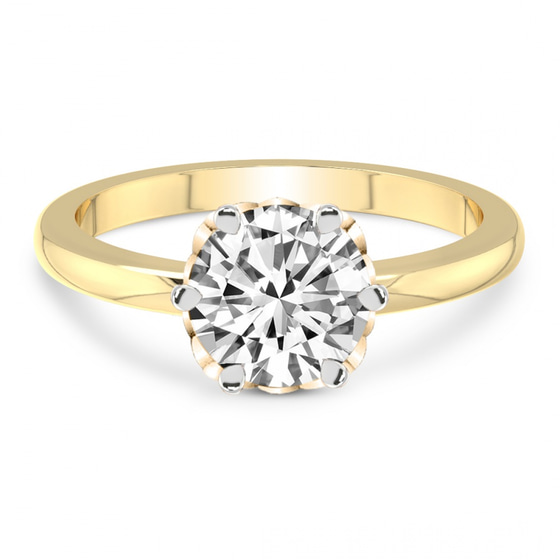 Malissa Solitaire Lab Diamond Ring front view