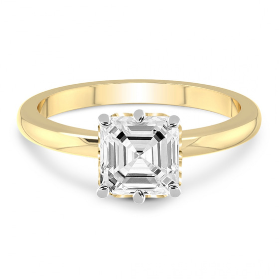 Malissa Solitaire Lab Diamond Ring front view