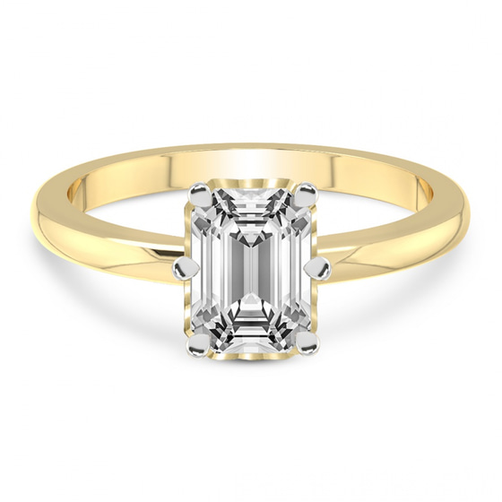 Malissa Solitaire Lab Diamond Ring front view