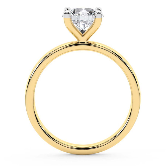 Four Prong Solitaire 2mm Lab Diamond Ring