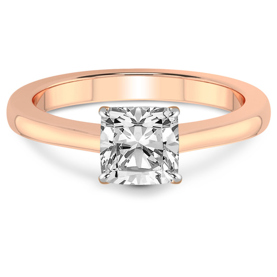 Demi Four Prong Lab Diamond Ring front view