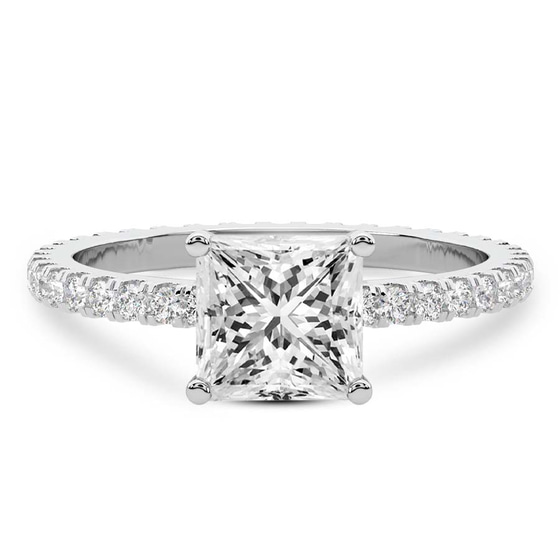 Claire Full Eternity Lab Diamond Ring front view