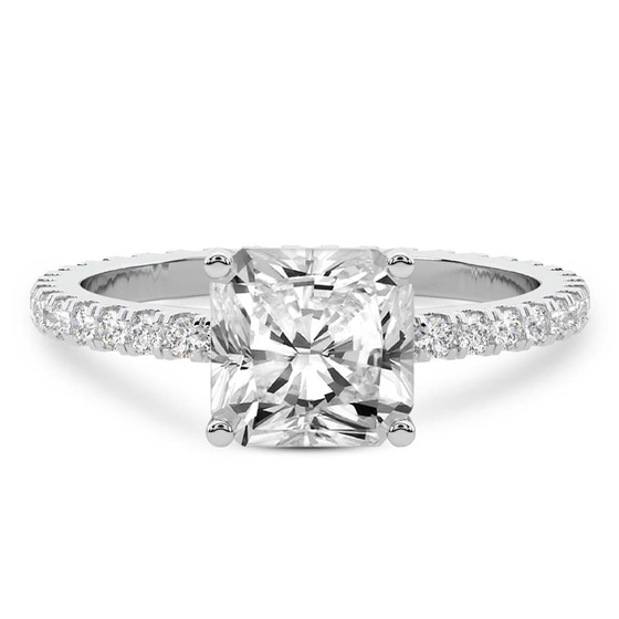 Claire Full Eternity Lab Diamond Ring front view