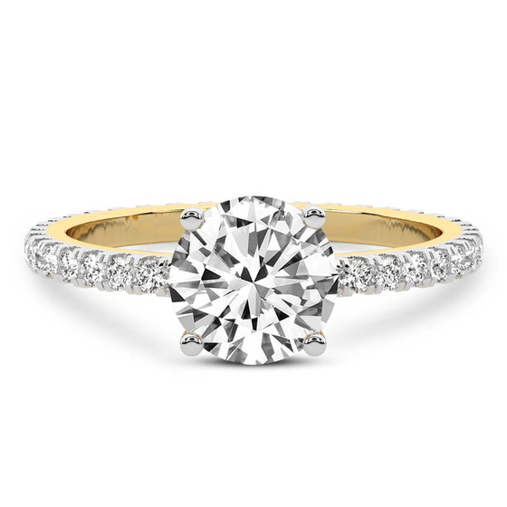Claire Full Eternity Lab Diamond Ring front view