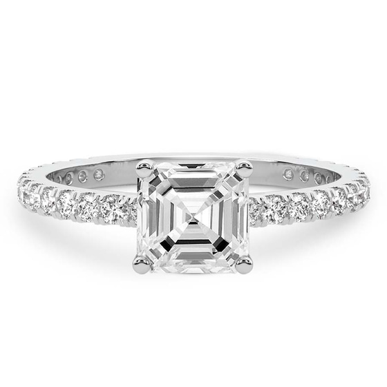 Emily Eternity Lab Diamond Ring front view