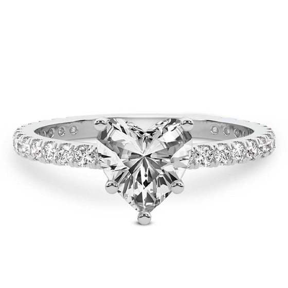 Emily Eternity Lab Diamond Ring front view