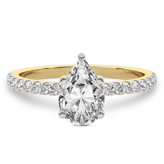 Venetia Half Eternity Lab Diamond Ring
