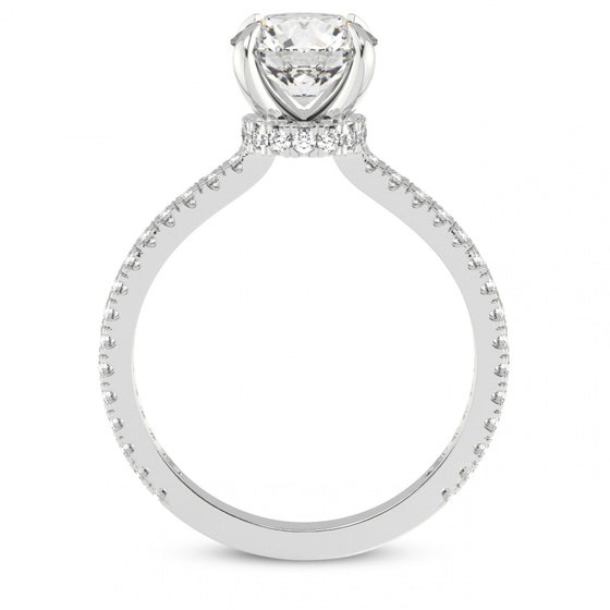 Myra Secret Halo Lab Diamond Ring