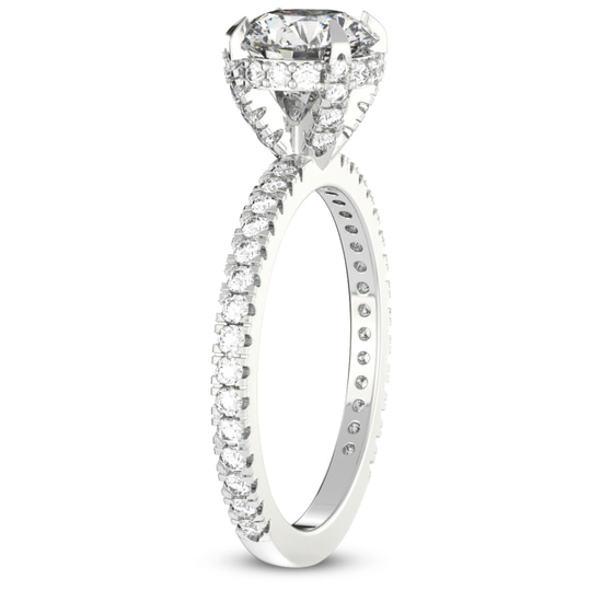 Kylie Eternity Lab Diamond Ring top view