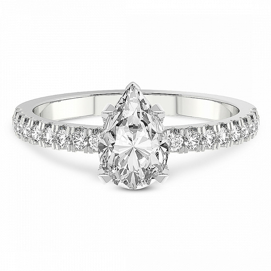 Serena Eternity Lab Diamond Ring front view