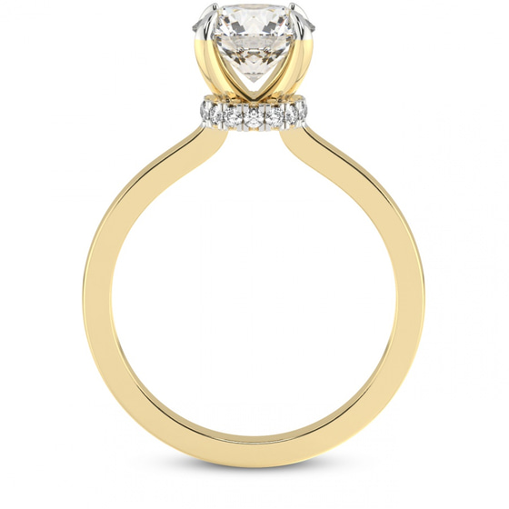 Mystic Secret Halo Lab Diamond Ring