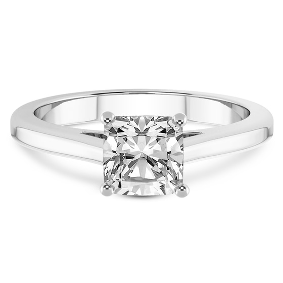 Siran Secret Halo Lab Diamond Ring front view