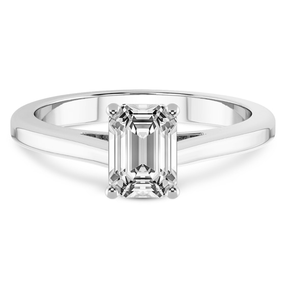 Siran Secret Halo Lab Diamond Ring front view