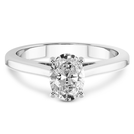 Siran Secret Halo Lab Diamond Ring front view
