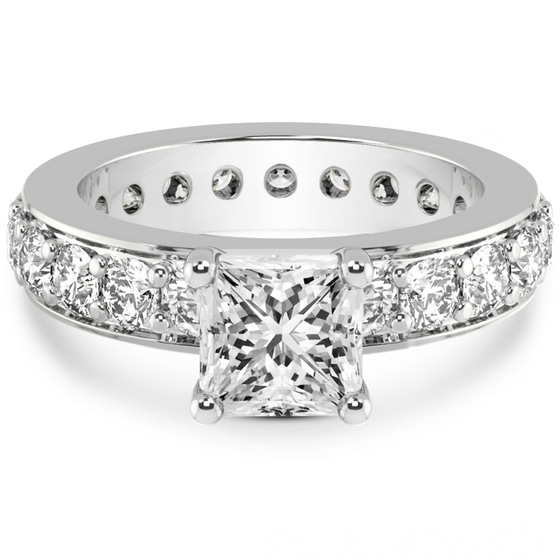 Madeline Full Eternity Lab Diamond Ring front view