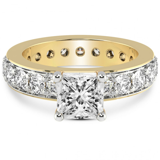 Madeline Full Eternity Lab Diamond Ring front view