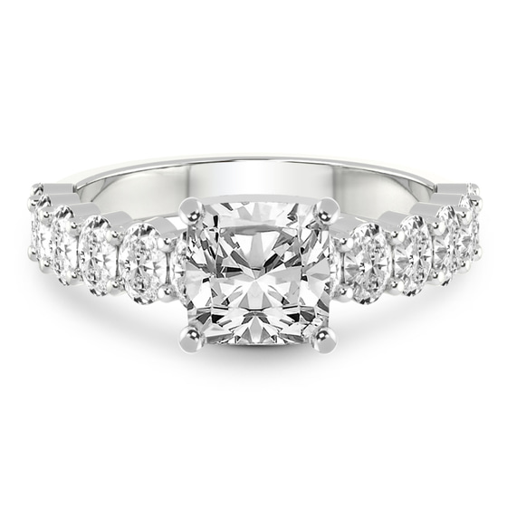 Danica Side Oval Lab Diamond Eternity Ring