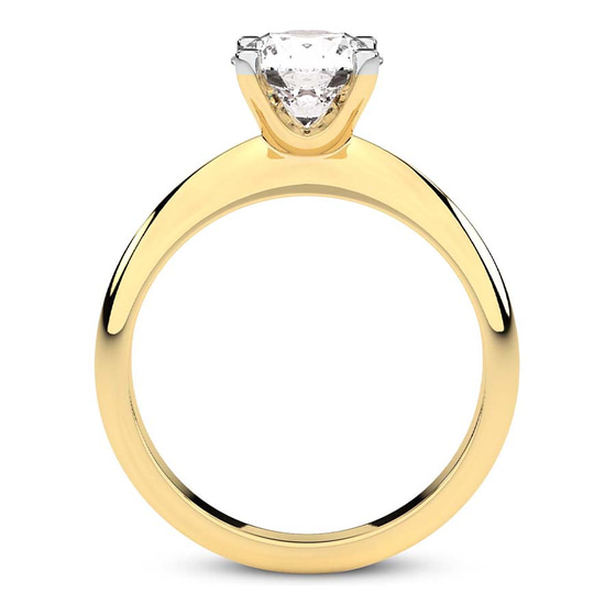 Eloise Solitaire Knife Edge Lab Diamond Ring