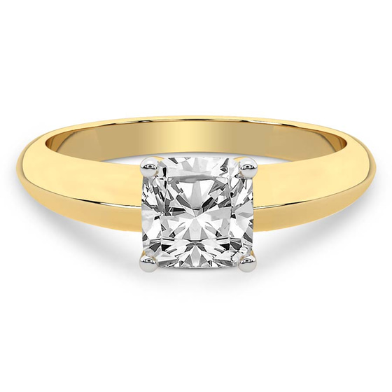 Eloise Solitaire Knife Edge Lab Diamond Ring
