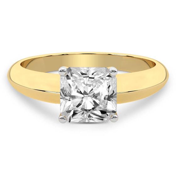 Eloise Solitaire Knife Edge Lab Diamond Ring