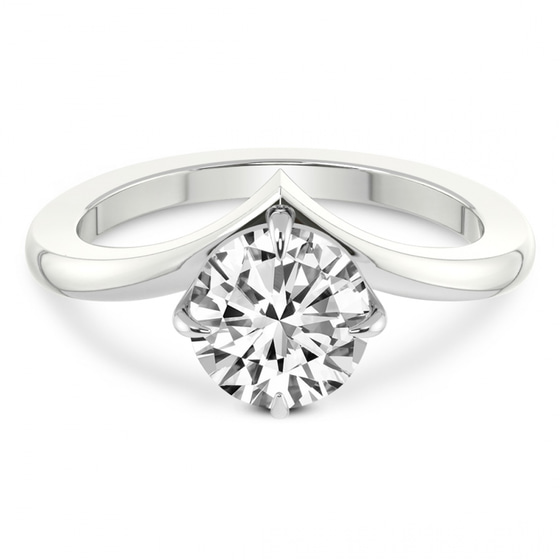 Janes Chevron Lab Diamond Ring