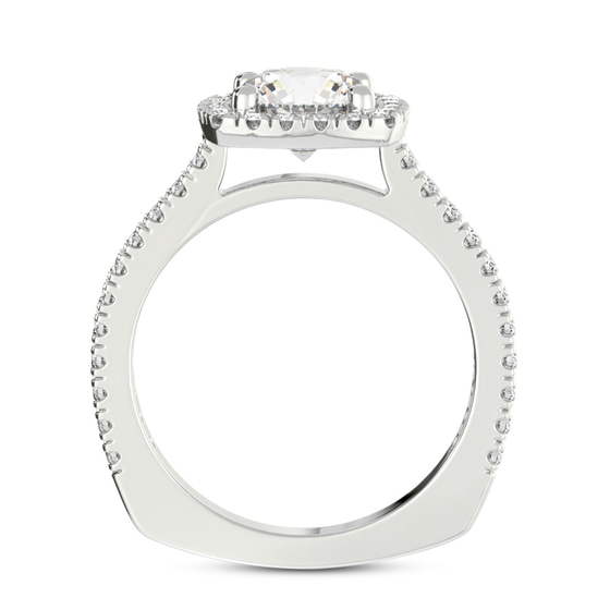 Valerie Euro Shank Halo Lab Diamond Ring